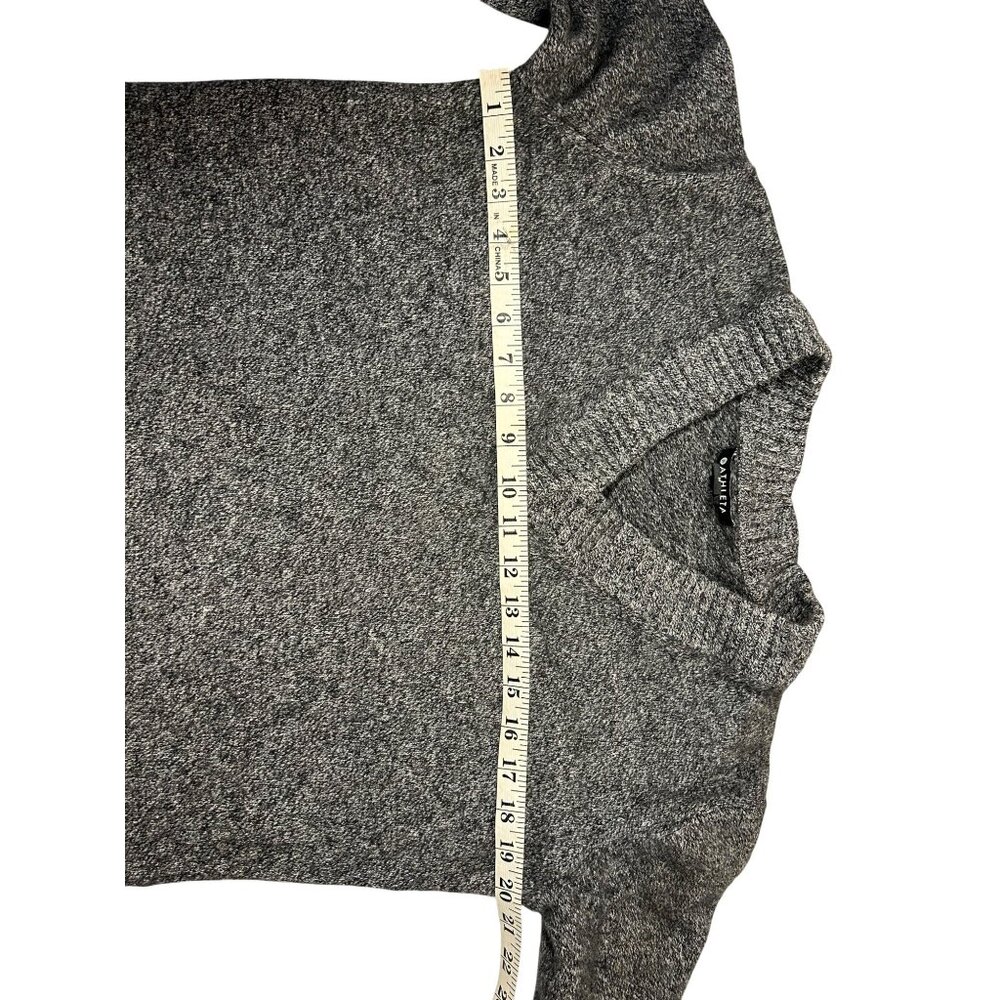 Athleta Women's sz M Sweater Wool Blend Comfy Athlesure Heavy V-Neck - Picture 8 of 10